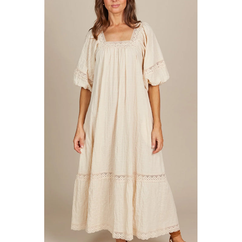 Dress Fleur Maxi - Canvas