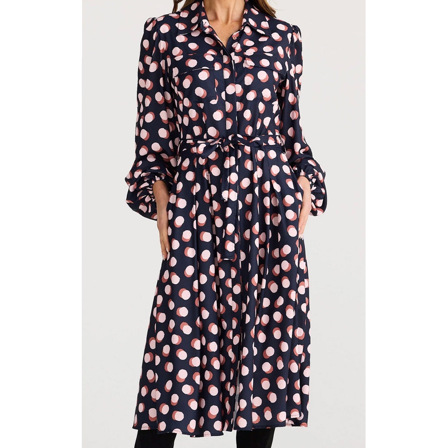 Dress Elyse Midi - Irregular Spot