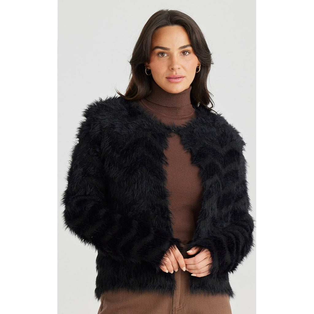 Knit Fifi Cardigan - Black