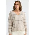 Knit Hallie - Taupe & Cocoa