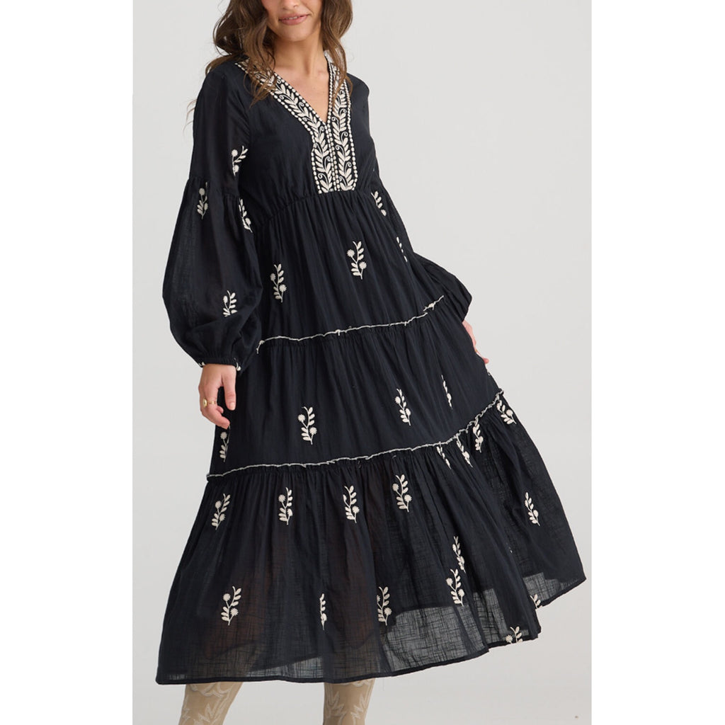 Dress Vadella - Black & Off White