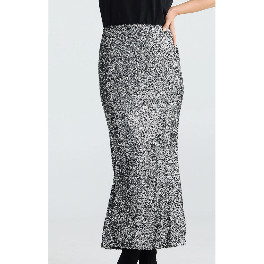 Skirt Ritz - Silver Sequin