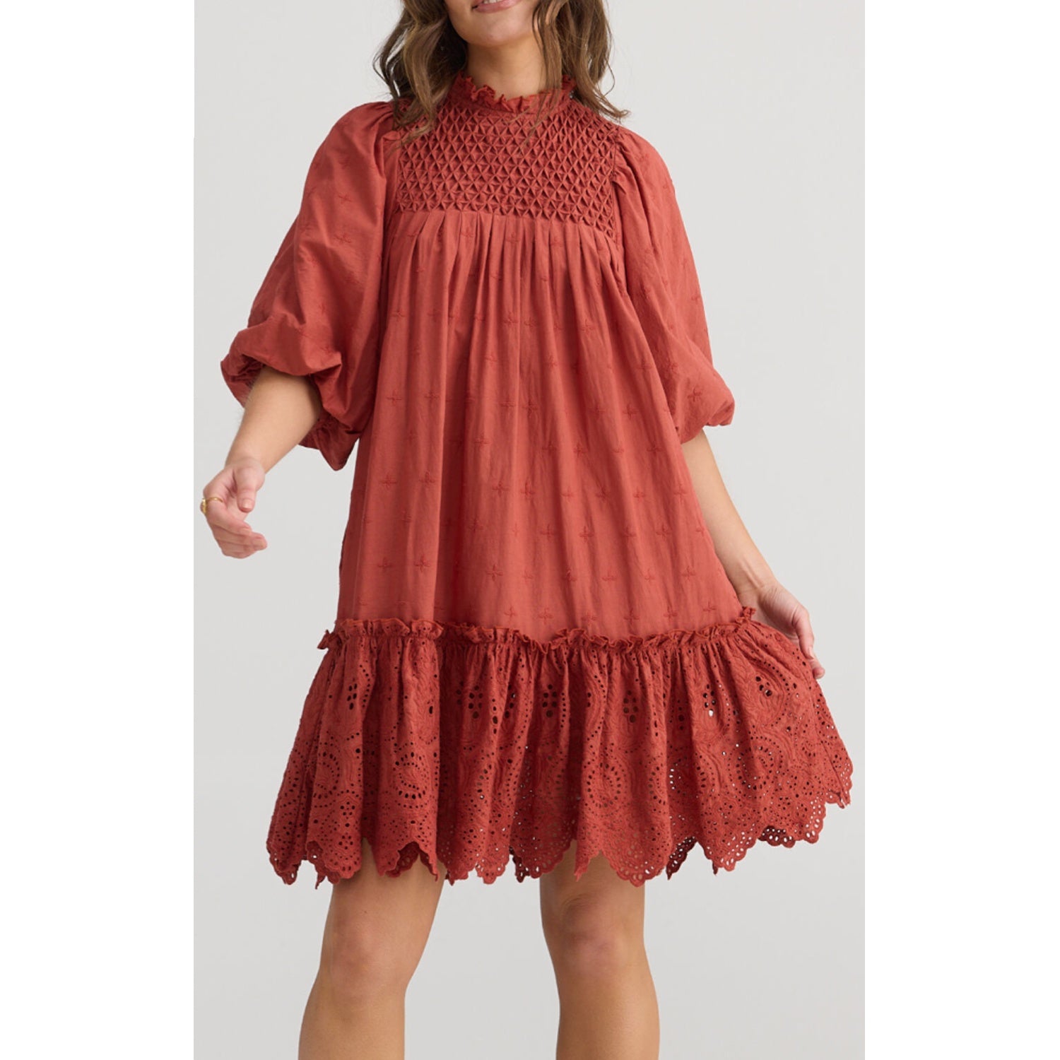 Dress Rimini - Rust