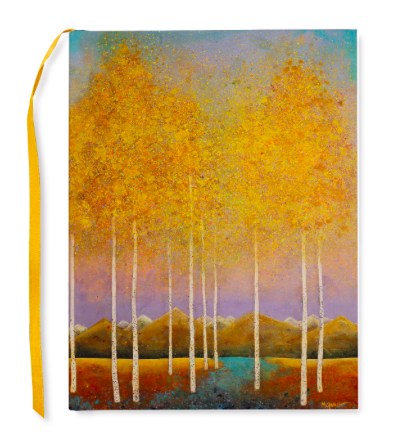 Journal Hard Cover Medium - Moonlit Aspens