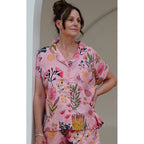 PJ Set Short Protea - Soft Pink