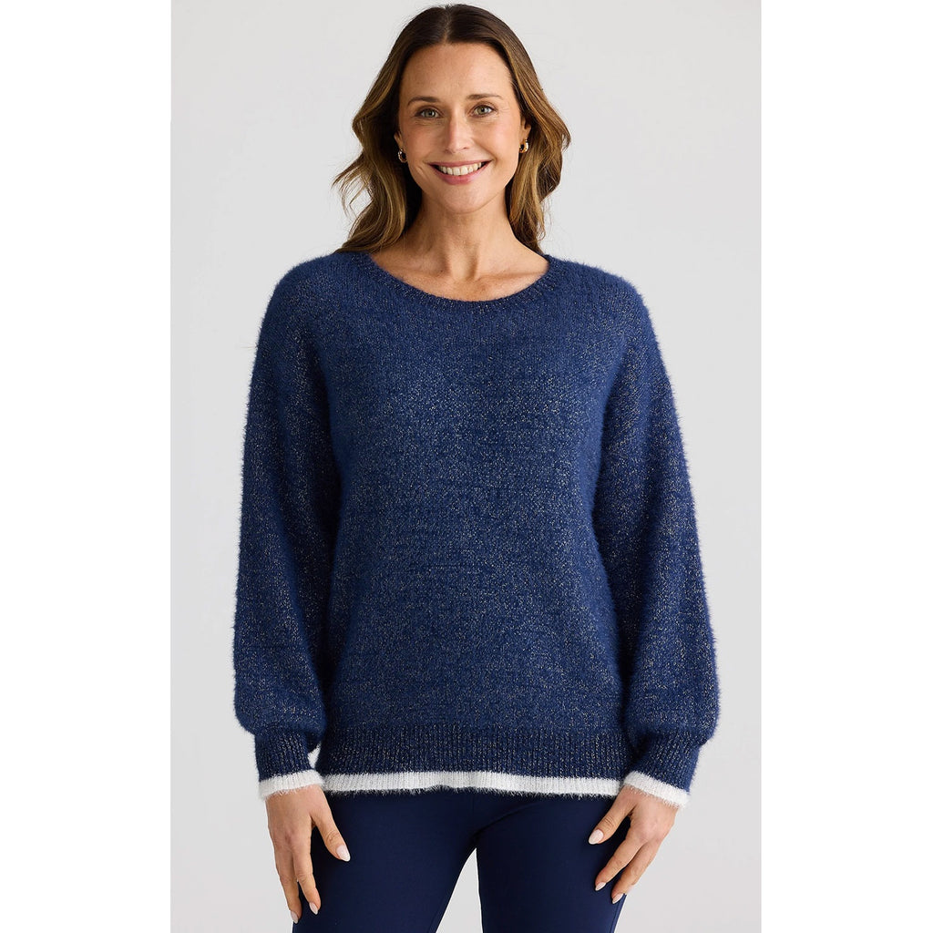 Knit Orbit - Navy Metallic