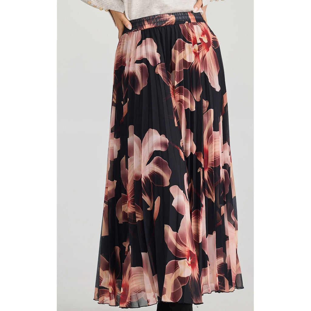 Skirt Alias Pleated - Night Orchid