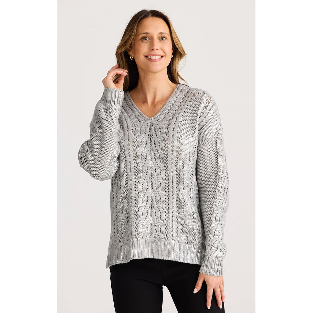 Knit Satellite - Silver Metallic