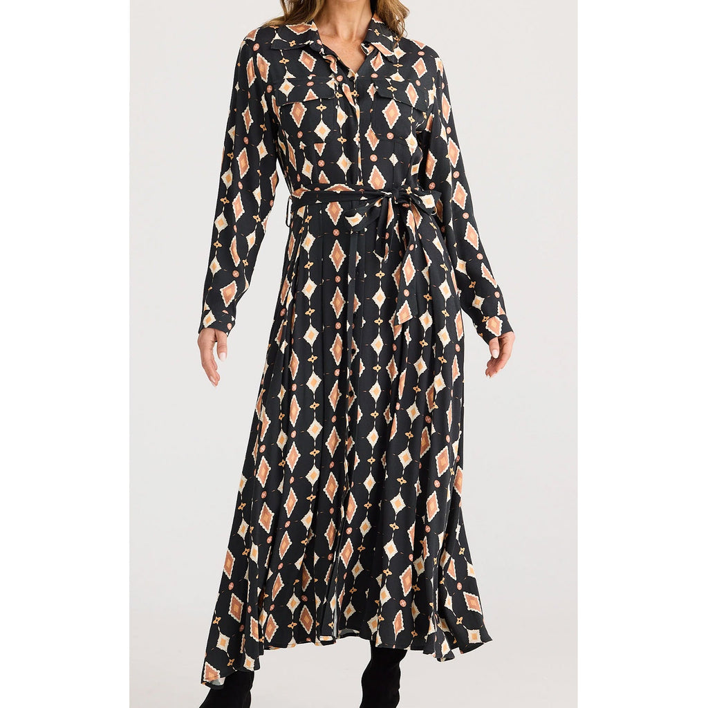 Dress Rossellini - Casablanca Tile