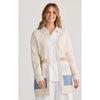 Knit On Deck Cardi - Denim Stripe