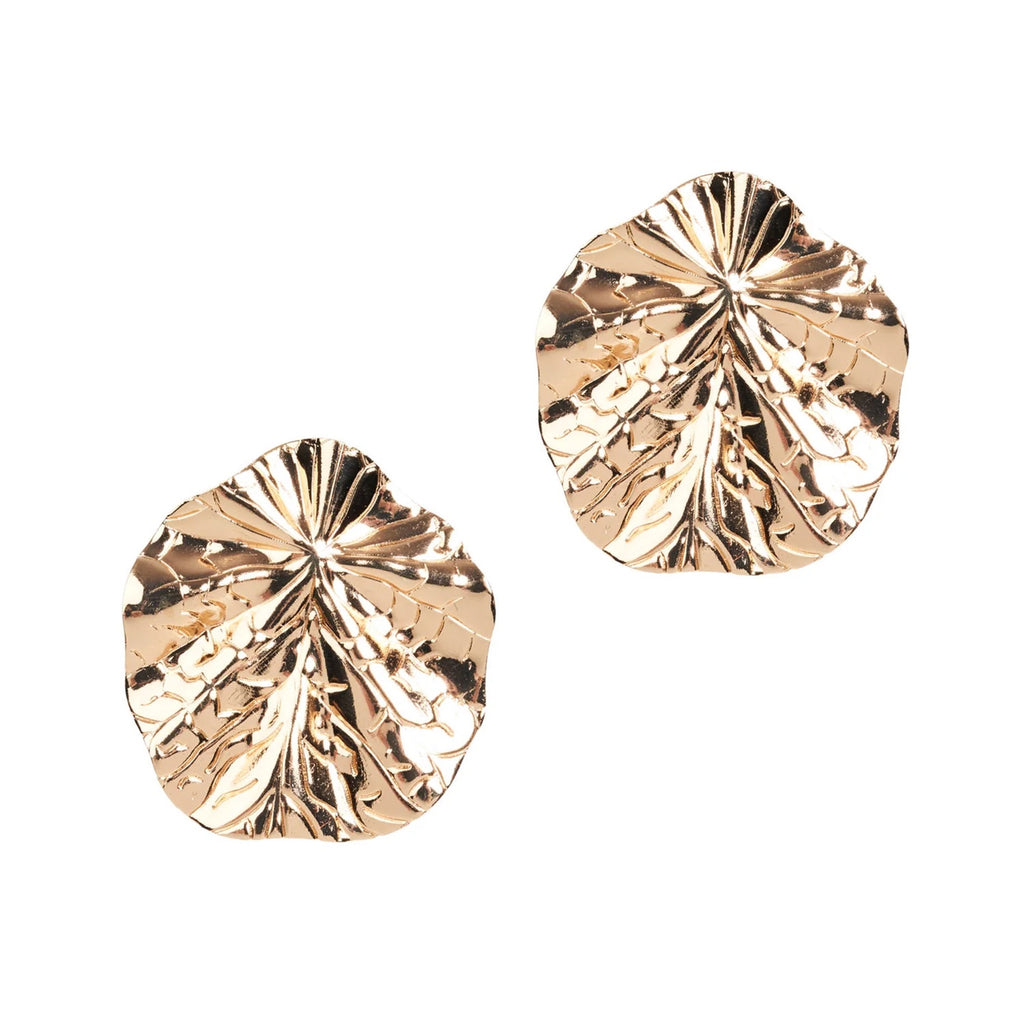 Earring Aman Fan - Gold