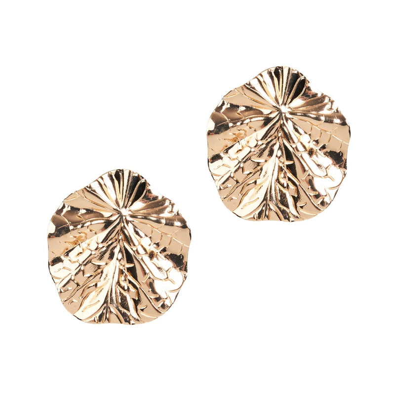 Earring Aman Fan - Gold