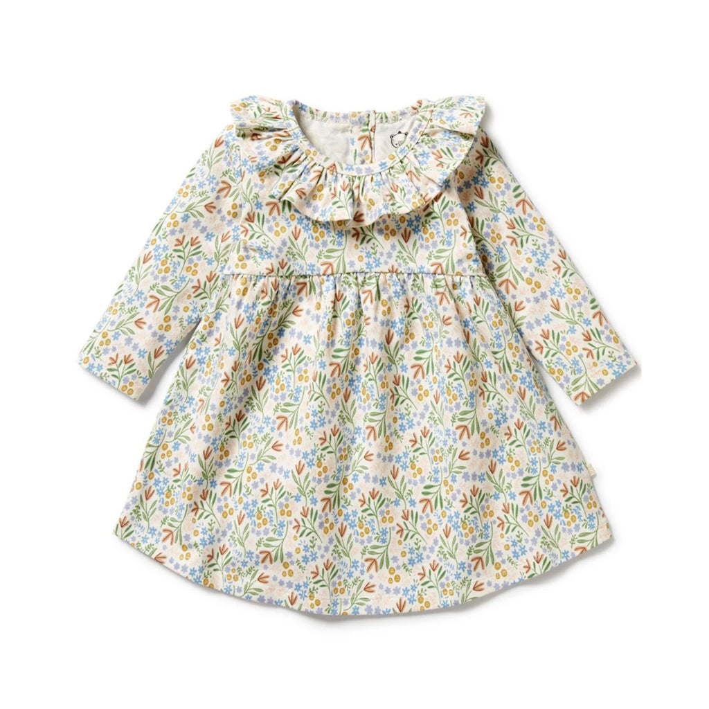 Baby Ruffle Dress Organic Cotton - Tinker Floral