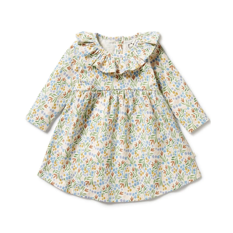 Baby Ruffle Dress Organic Cotton - Tinker Floral