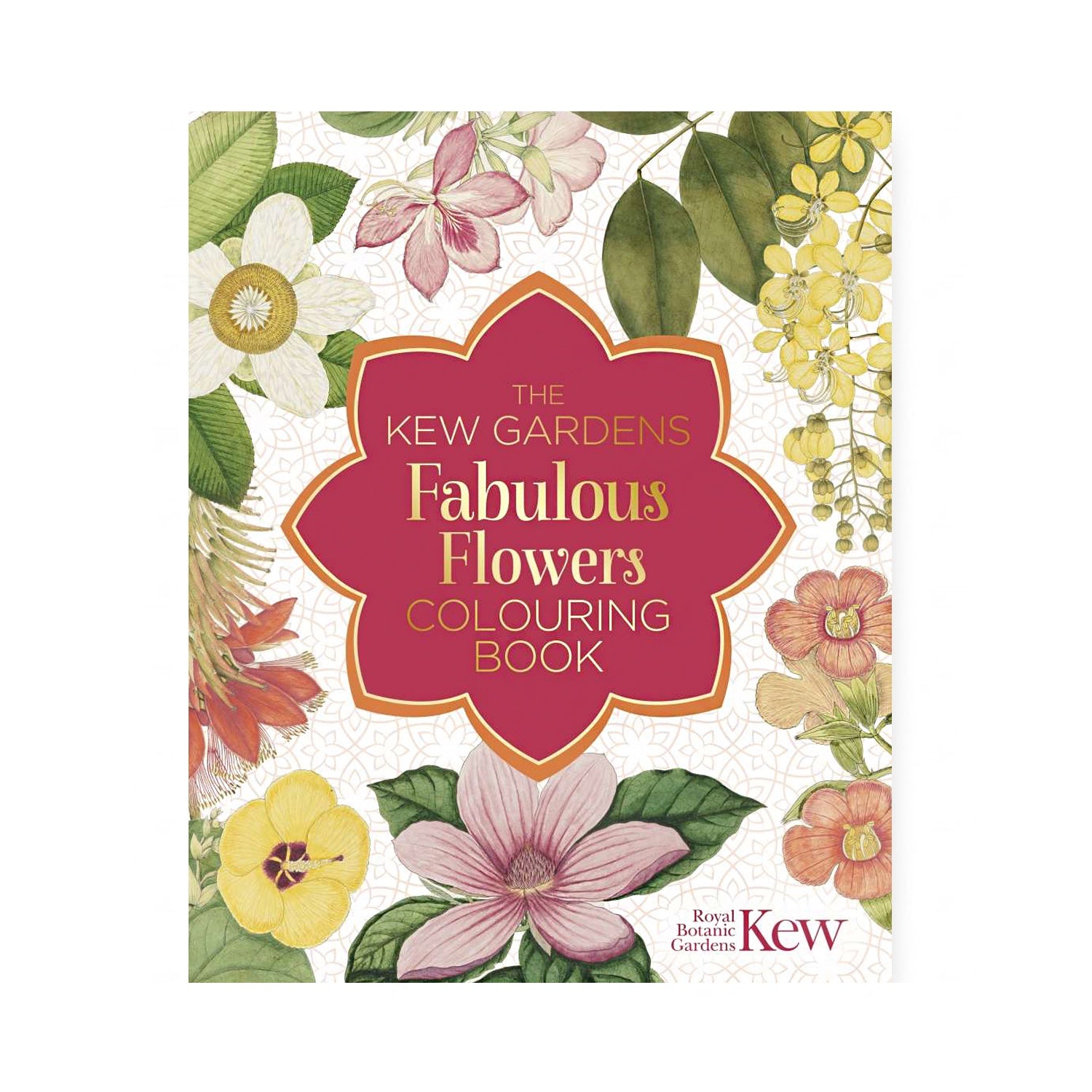 Colouring Book Fabulous Flowers
