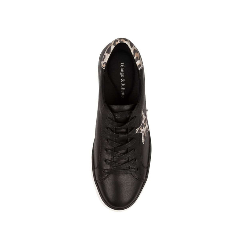 Shoe Fonno Black Taupe Ocelot