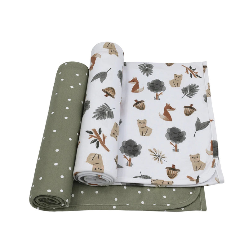 Swaddle Jersey 2 pack - Forest Retreat
