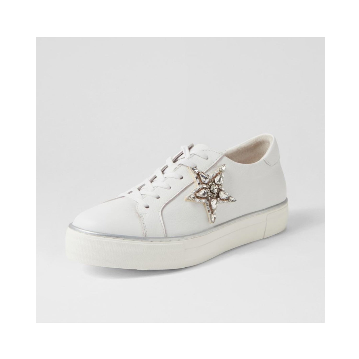 Shoe Foxxie - White & Silver