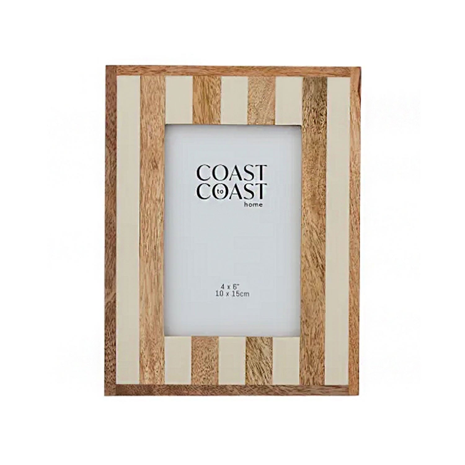 Photo Frame 4x6 - Ceres Wood Resin 16x21cm Ivory
