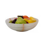 Bowl Marble 25cm - White Onyx