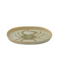 Plate Riva Ceramic 18x29cm Ivory/Green