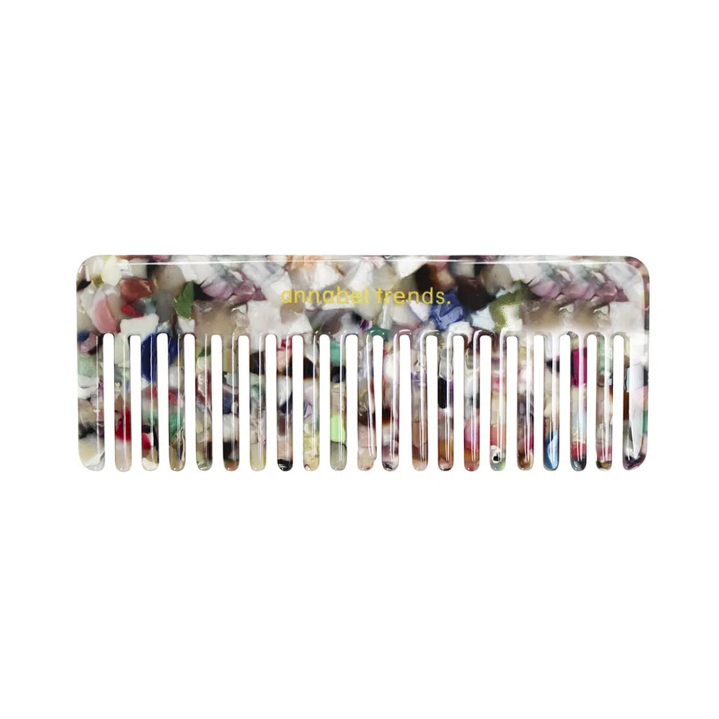Hair Comb Tamed Rectangle - Gemstone