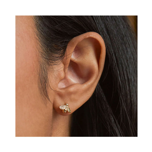Earring Bee Studs Gold