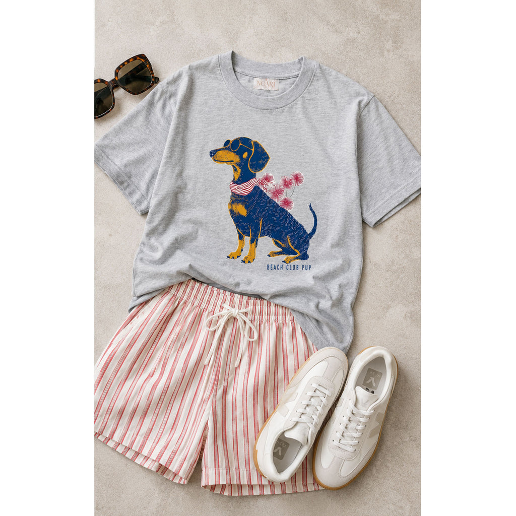 TShirt Grey - Beach Club Pup
