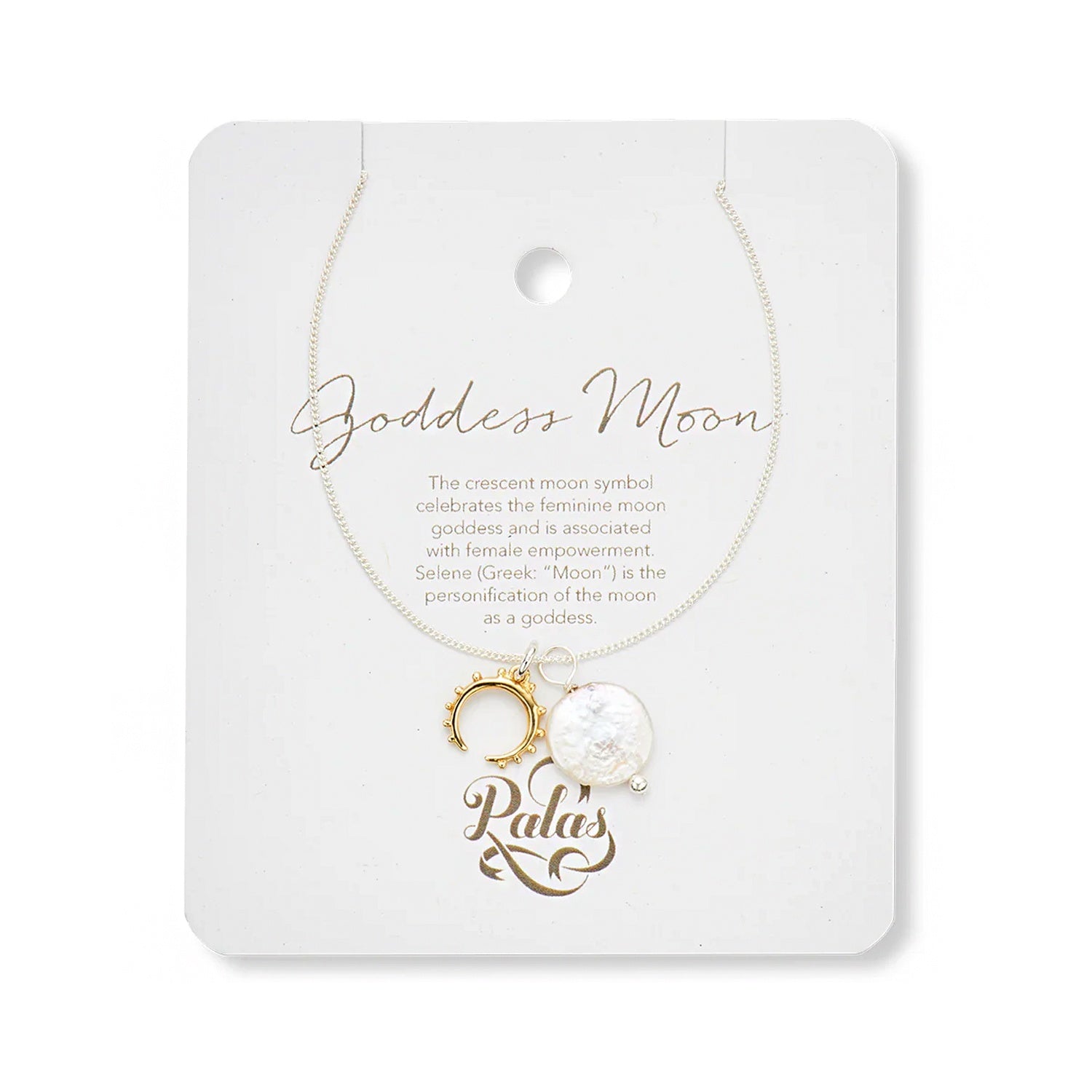 Necklace Goddess Amulet - Goddess Moon