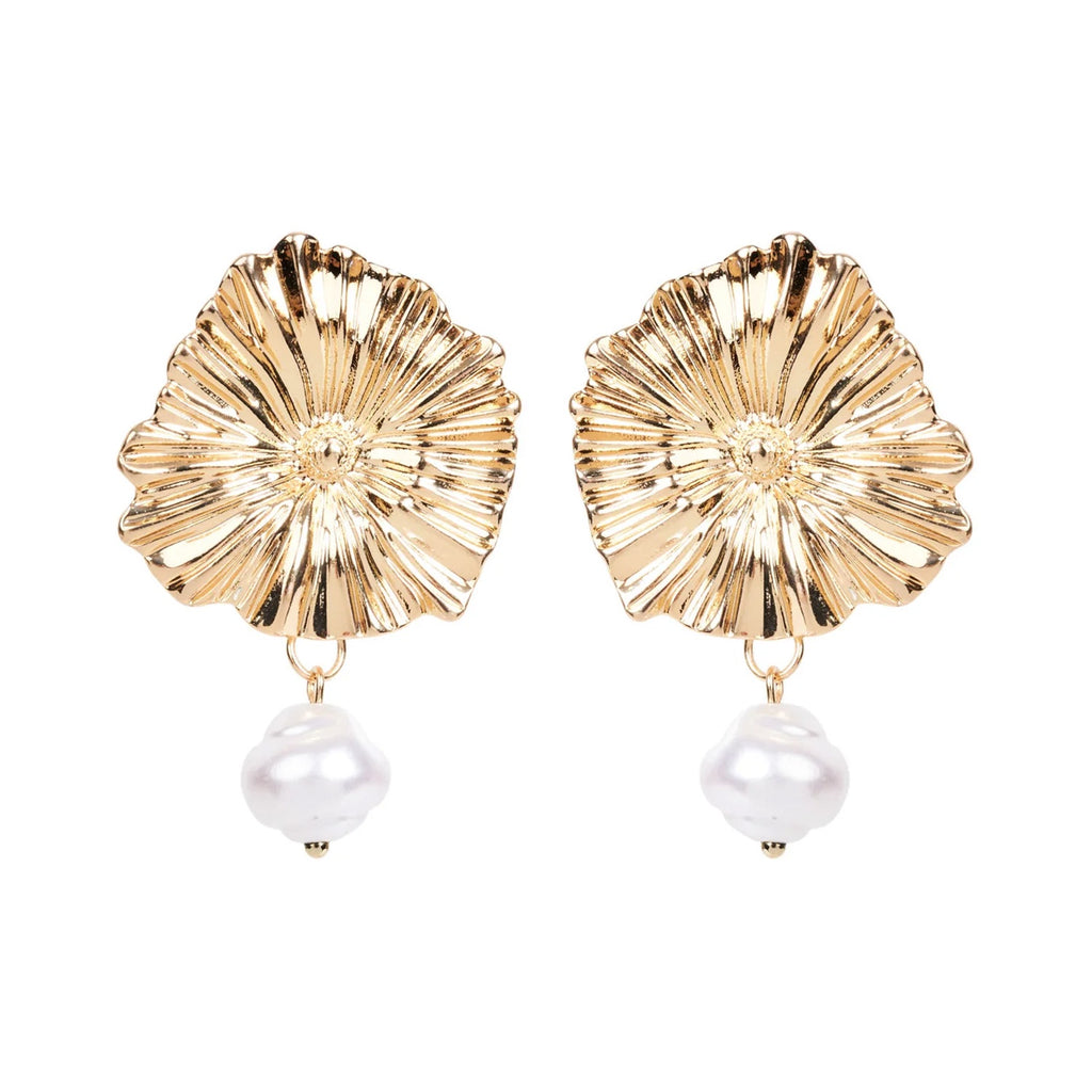 Earring Aman Flora - Gold