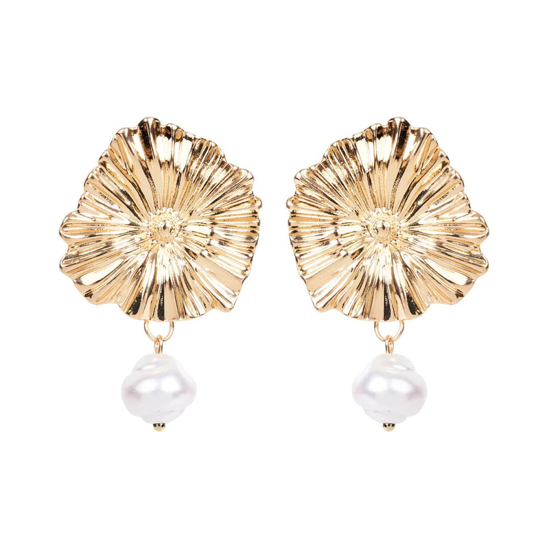 Earring Aman Flora - Gold