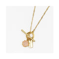 Necklace Pure Rose Quartz Gold