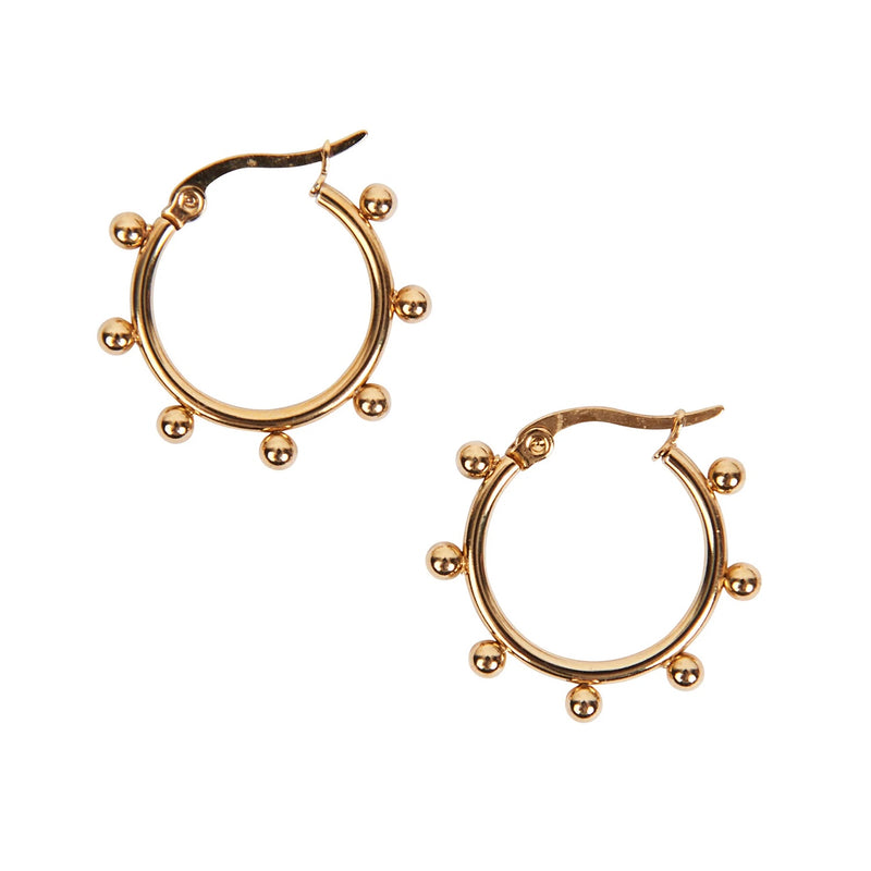 Earring Romance - Gold Circle