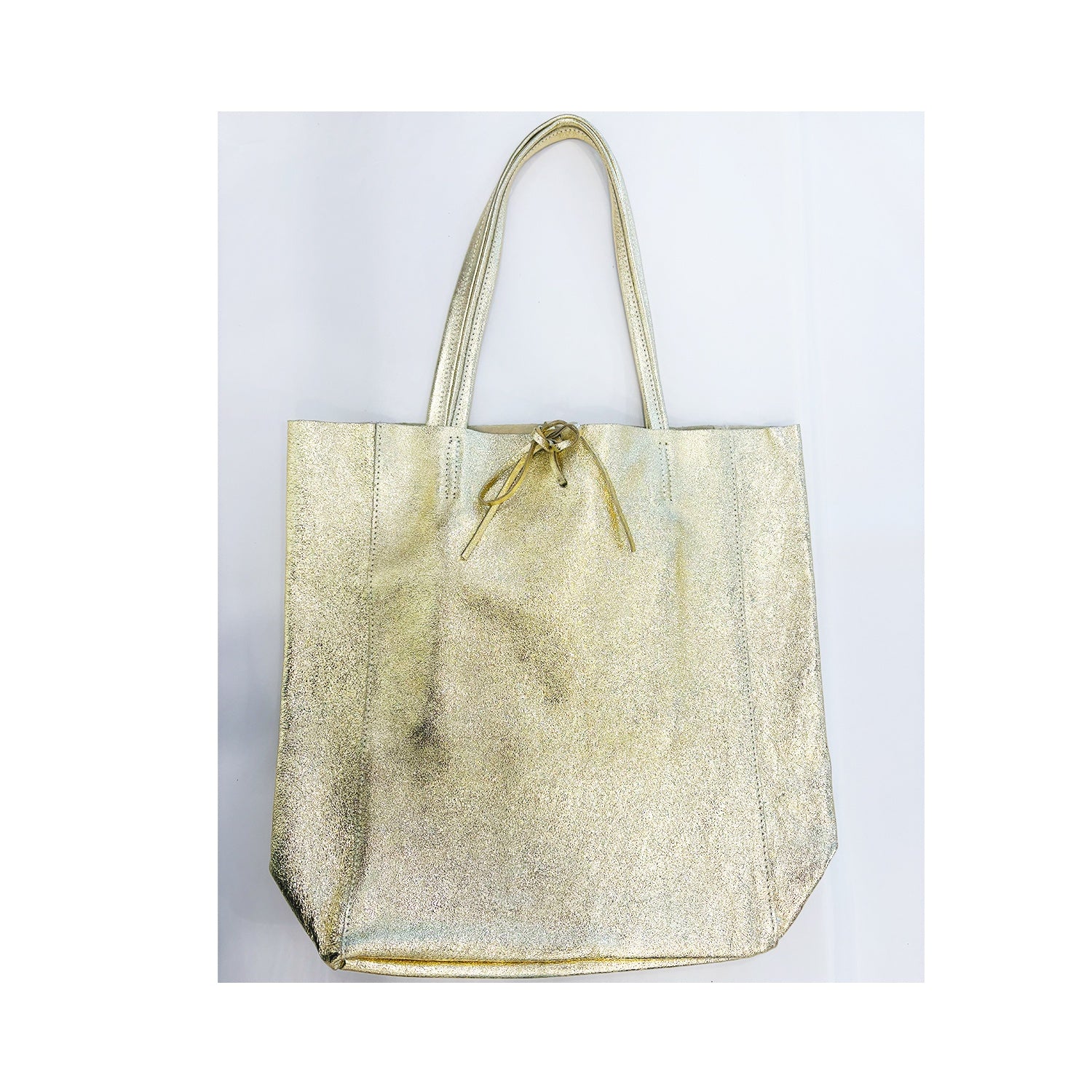 Bag Luna Leather Shopper - Gold