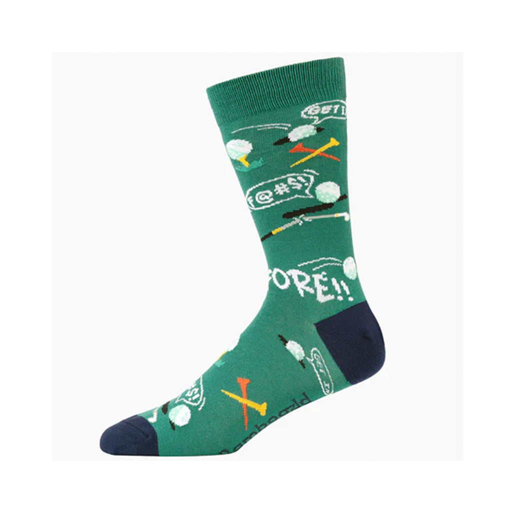 Mens Bamboo Socks Golf Fore