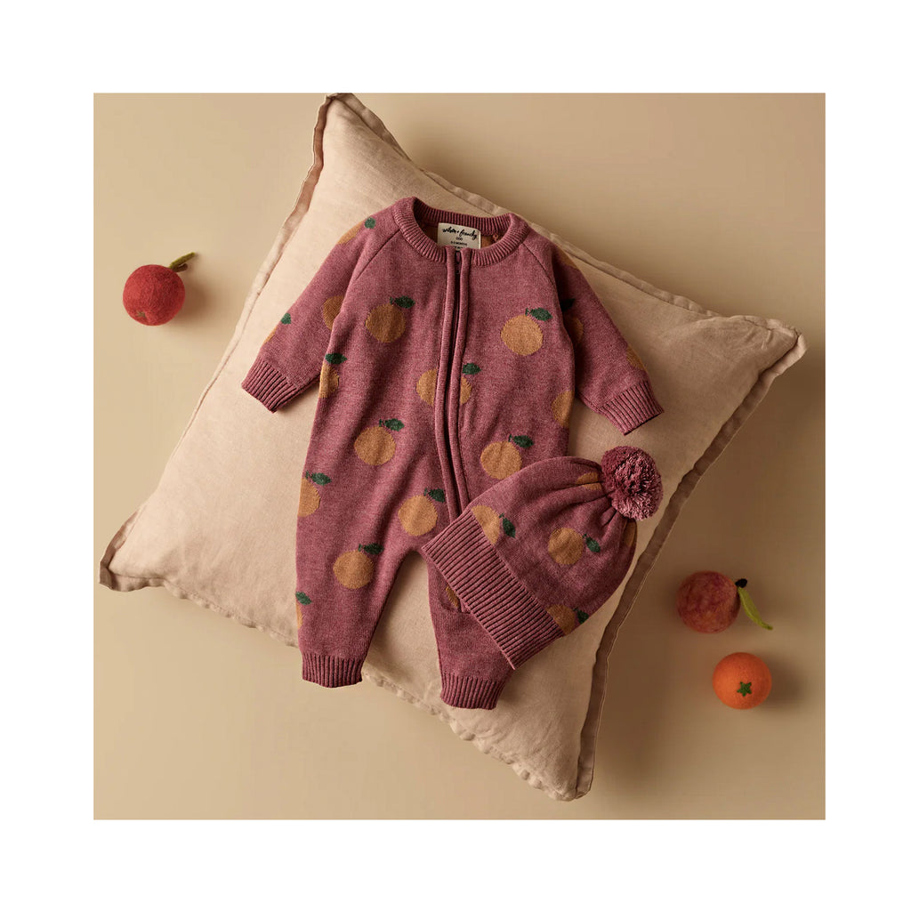 Growsuit - Clementine Organic Knitted Jacquard