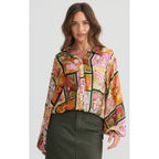 Top Hazel Shirt - Postcard Petals