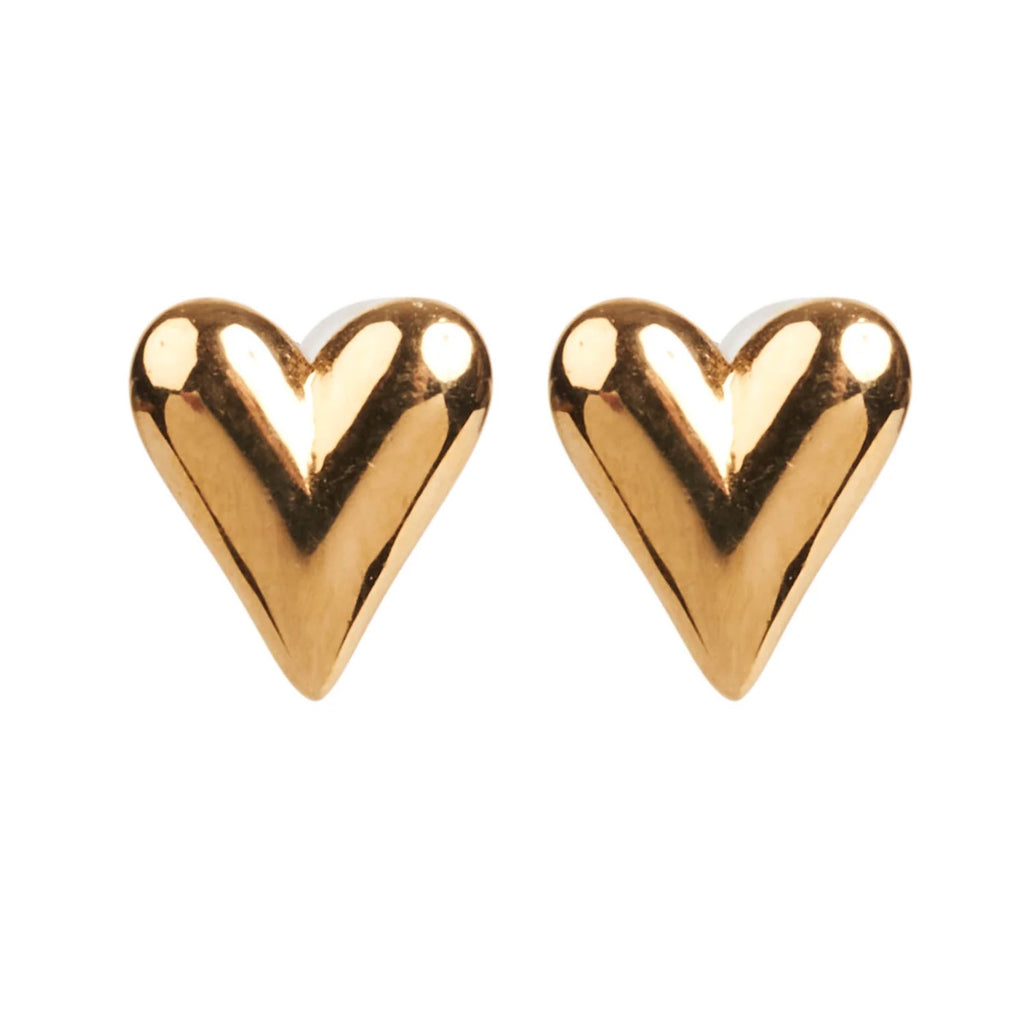 Earring Heritage - Gold Heart