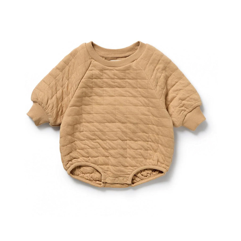 Honey Fawn Organic Quilted Bodysuit