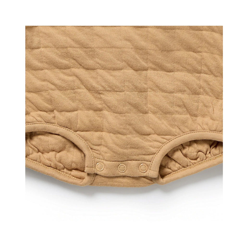 Honey Fawn Organic Quilted Bodysuit