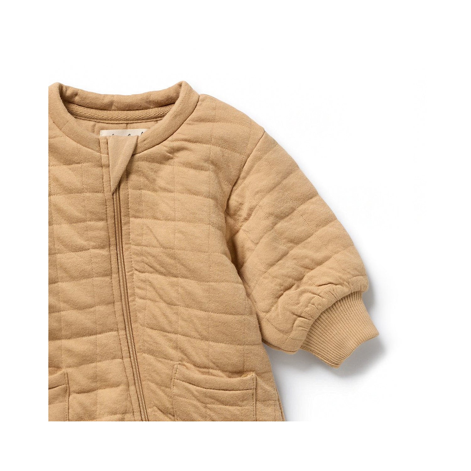 Growsuit Organic Quilted Cotton - Honey Fawn