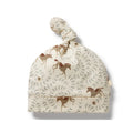 Baby Knot Hat Organic Cotton - Trixie Horse