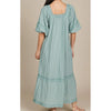 Dress Fleur Maxi - Seafoam