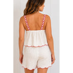 Shorts Laguna Embroidery - Off White