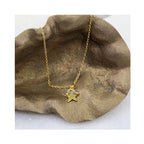 Necklace The Stars & Moon - Labradorite Star