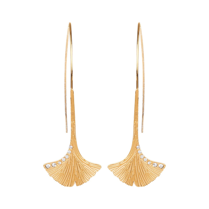 Earring Laax Metal - Leaf