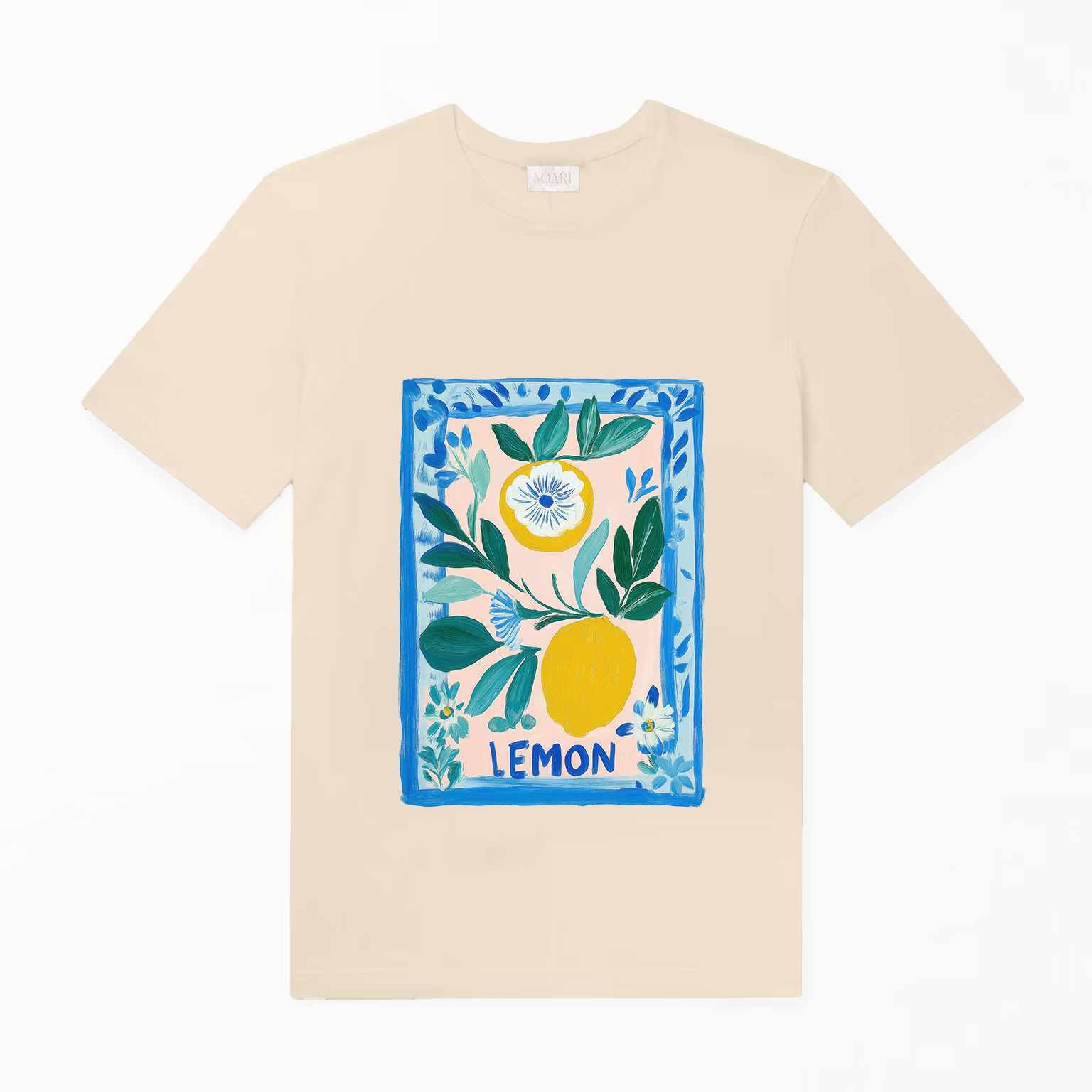 TShirt Cream - Lemon Tile