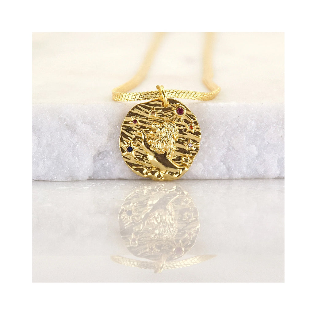 Necklace Golden Age Zodiac - Leo