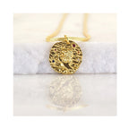 Necklace Golden Age Zodiac - Leo
