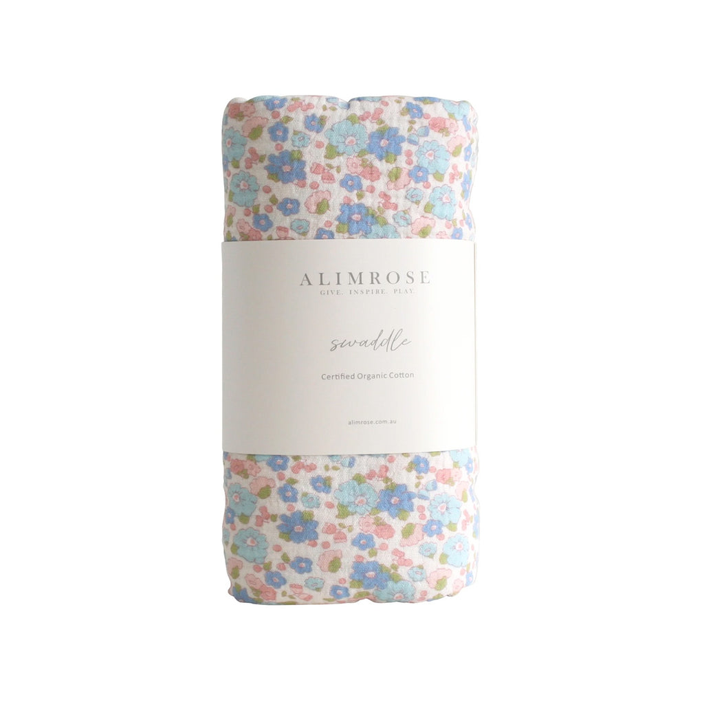 Swaddle Muslin Liberty Blue